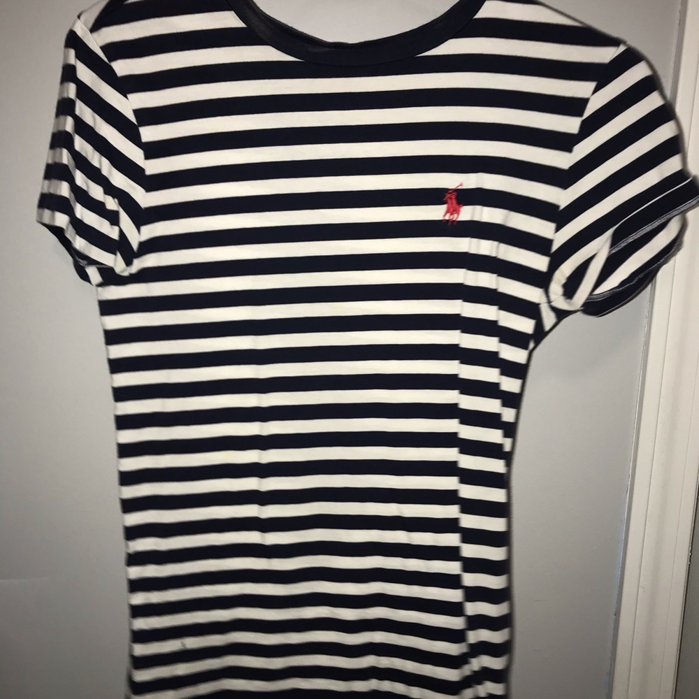 Striped Polo Tee